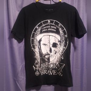 Black Craft Black and the Brave Goth sister band to Killstar emo skull shirt